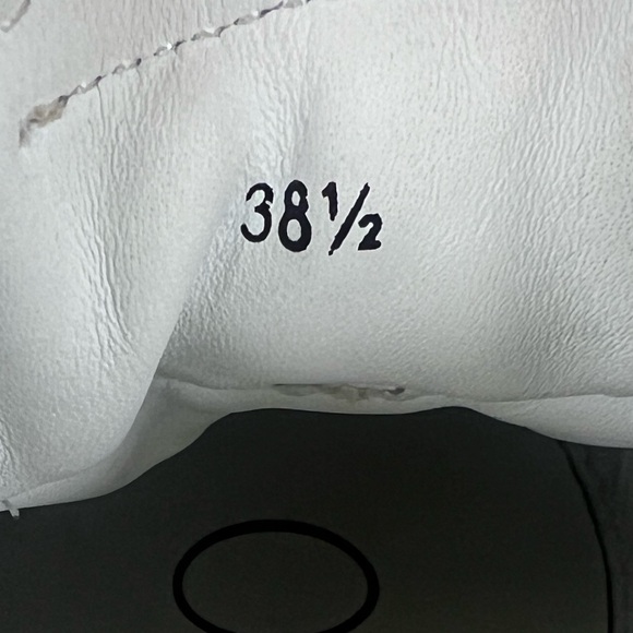 JIMMY CHOO Hawaii Calf Leather/ Canvas White Pearl Women’s Sneakers - Picture 7 of 8